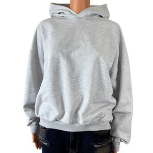 Made in USA Essentials Heather Grey Oversized Hoodie Made in USA Size 1 Women